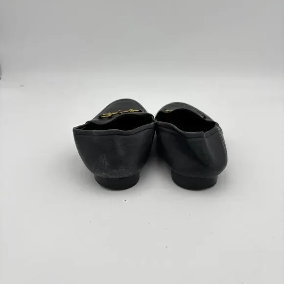 GUCCI Jordaan Horse Bit Slip On Penny Loafers Women's 37 US 7